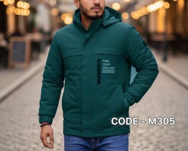Hoodi Jacket - Petrol Blue - M305