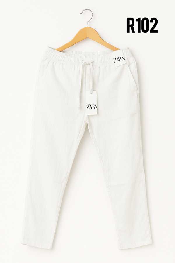 Cotton Trouser - White