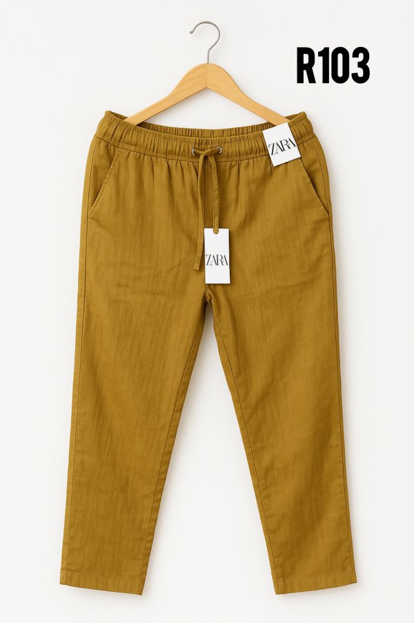 Cotton Trouser - Brown