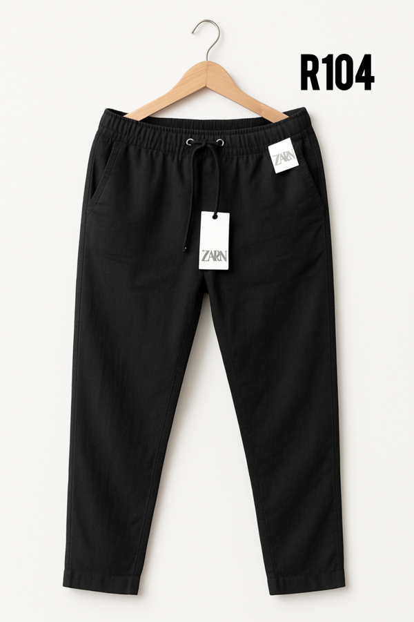 Cotton Trouser - Black