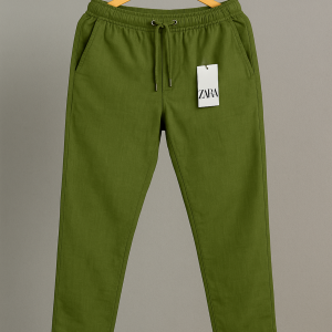 Cotton Trouser - Olive