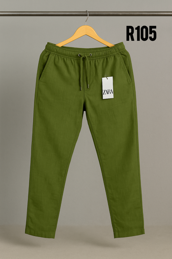 Cotton Trouser - Olive
