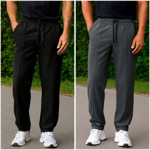 Baggy Trouser - Black&Ash