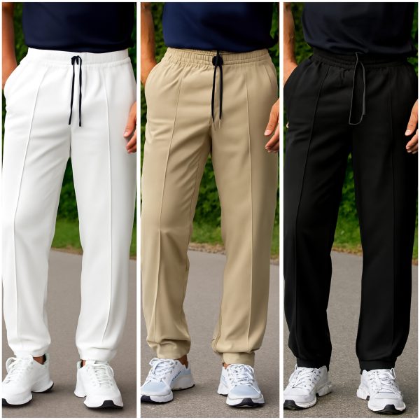 Baggy Trouser - White&Brown&Black