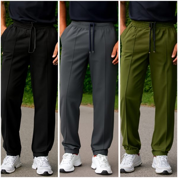 Baggy Trouser - Black&Olive&Ash