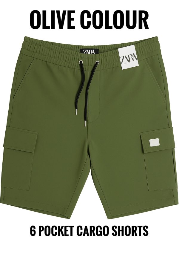 Cargo Shorts-Olive