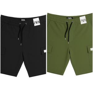 Shorts-2pic-Black/Olive