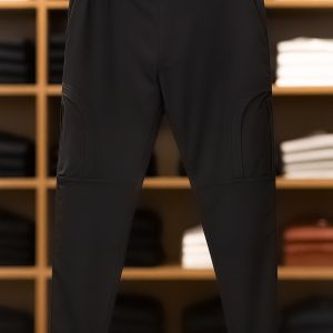 6 Pocket Cargo Trouser-Black