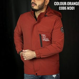 Hoodi Jacket - Orange - M301