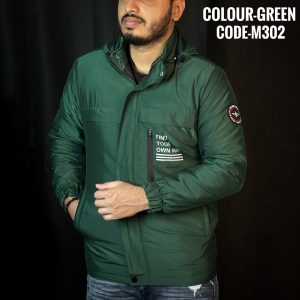 Hoodi Jacket - Green - M302