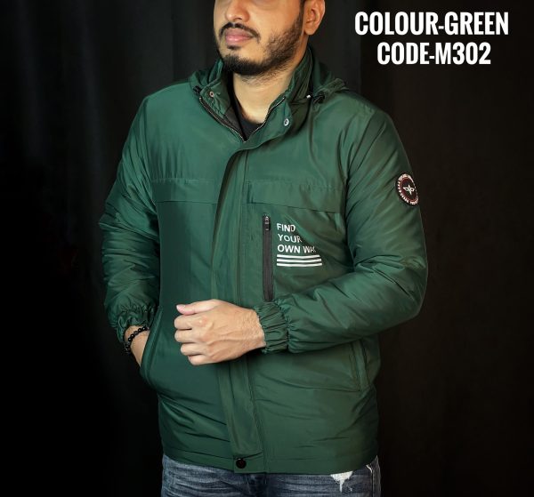 Hoodi Jacket - Green - M302