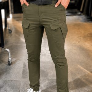 6 Pocket Cargo Trouser - Olive