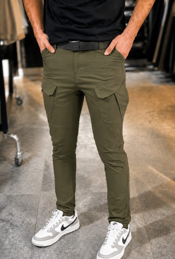 6 Pocket Cargo Trouser - Olive